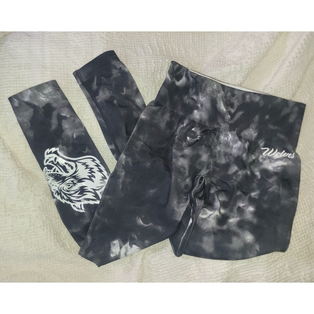 Darc Sport Gray Emerson Leggings Medium Tie Dye Gym M